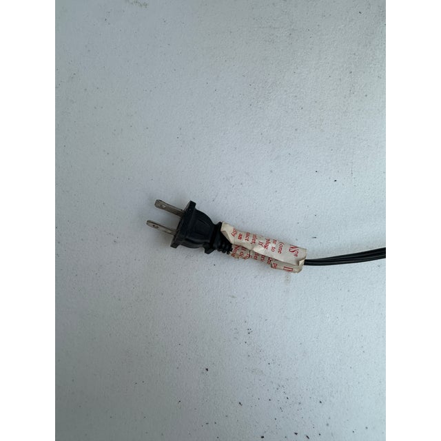 1970s Ceramic Bird Lamp Including Large Lampshade With Brass Details For Sale - Image 11 of 12