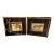 British Colonial Style Elephant and Leopard Prints in Bamboo-Style Wood Frames Safari Decor — A Pair For Sale