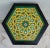 This is a 100% hand painted and hand carved Moroccan hexagonal shape side table or end table. Great handcraftsmanship...