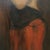 1900 - 1909 Woman in Red Skirt Vintage Oil Painting For Sale - Image 5 of 8