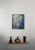 Bright and vibrant oil painting on canvas. The painting is of a beautiful bouquet of flowers in a sculptural vase. All of...
