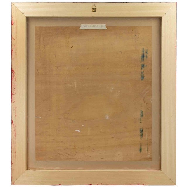 Sirio Pellegrini, The Family, 1960s, Oil on Plywood, Framed For Sale - Image 4 of 5