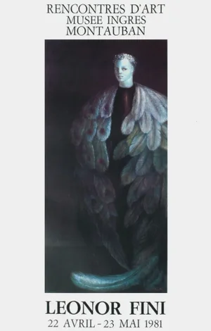 1981 Leonor Fini Ingres Museum Screen Print Poster