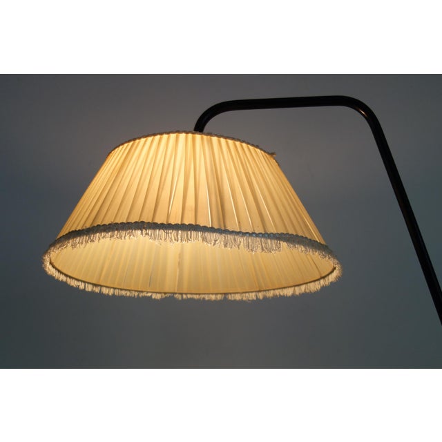 1960s Tripod Metal Floor Lamp with Shelf, France, 1950s For Sale - Image 5 of 14