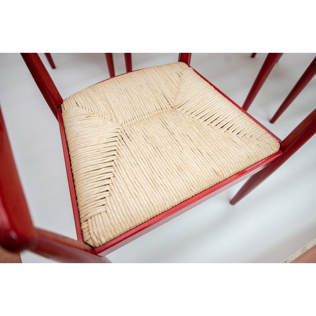 Scandinavian Dining Table with Chairs, 1960s, Set of 5 For Sale - Image 4 of 18