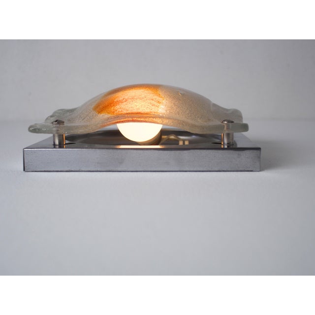 Metal Sconce by Toni Zuccheri for A.V. Mazzega, Italy, 1970s For Sale - Image 7 of 18