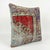 This beautiful 20'' x 21'' pillow cover was made from an authentic Turkish rug. Bright colors of wool adorn the front of...