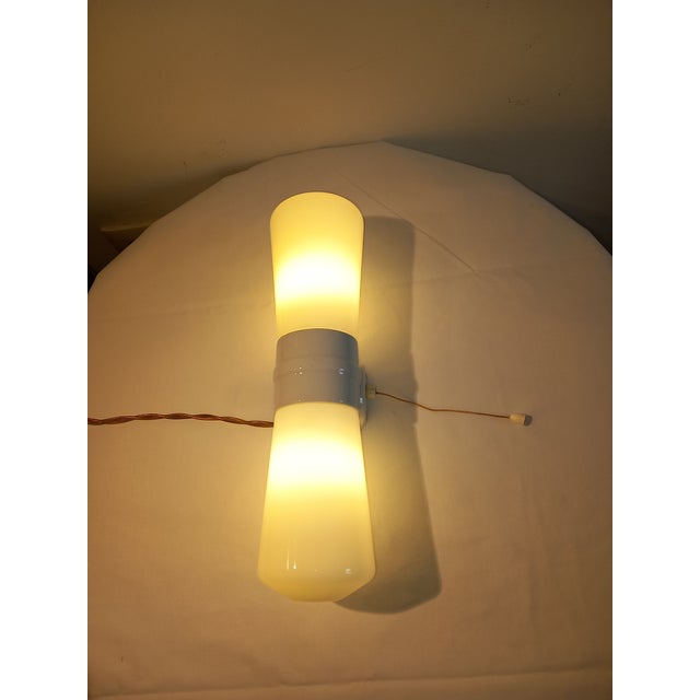 Ceramic Art Deco Sconce attributed to Wilhelm Wagenfeld for Lindner, 1930s For Sale - Image 7 of 17