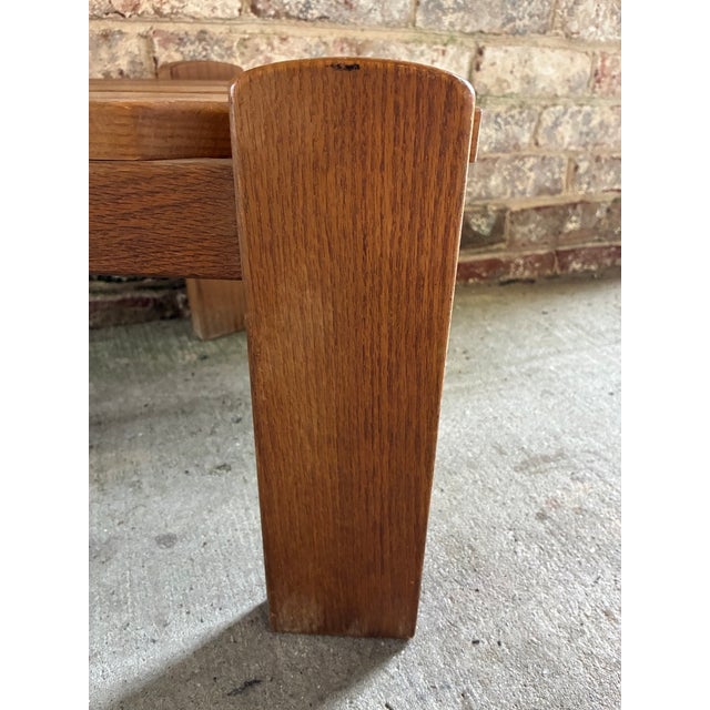1960s Brutalist Wooden Side Table, Netherlands For Sale - Image 15 of 18