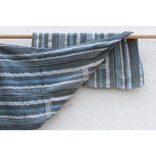 Celeska Indigo Mud Cloth For Sale In Los Angeles - Image 6 of 7
