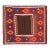 Vintage Afghan Professional Hand Knotted Kilim, 3'8x3'10 For Sale