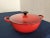 French Country Le Creuset Two-Toned Red Cast Iron Soup Pot With Lid For Sale - Image 3 of 7
