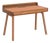 Flow Writing Desk – Solid European Oak, Brown Oil, Natural Linoleum For Sale