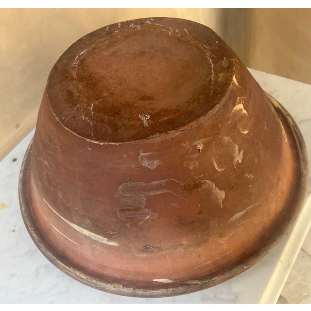 Large Terracotta Pancheon Bowl, Yellow Glazed, French, Circa 1900 For Sale - Image 14 of 14