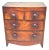 Victorian Miniature Mahogany Bowfront Chest of Drawers, 1860 For Sale