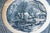 1950s Set of 4 Vintage Currier & Ives "The Old Grist Mill" Dinner Plates by Royal China Co. Usa For Sale - Image 5 of 5
