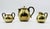 1950s Los Castillo Taxco Brass & Stone Inlaid Tea Set, Mexican Modernism - Set of 3 For Sale In Los Angeles - Image 6 of 18