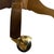 Vintage 1970s Bentwood Cane Back Swivel Desk Chair Wood Rolling Chair For Sale - Image 9 of 11