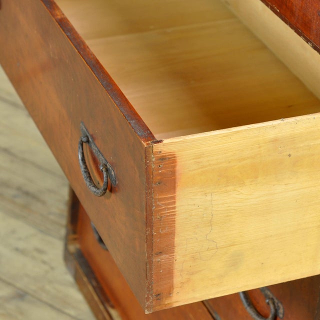 19th Century Japanese Tansu Chest of Drawers, 1890 For Sale - Image 5 of 11