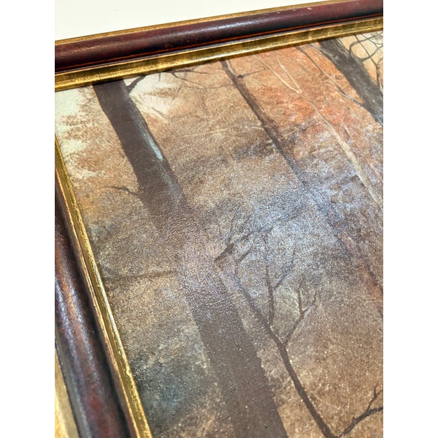 Vintage Winter Sleigh Ride Oil Painting Signed Sobotka – Professionally Framed in Italian Frame For Sale - Image 13 of 13