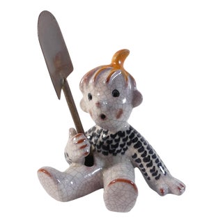 Walter Bosse, the Gardeners Boy, 1950s, Ceramic For Sale