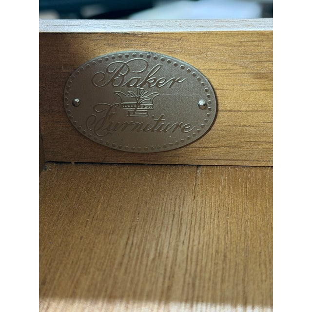 Absolutely stunning vintage writing desk by Baker Furniture, known for its exceptional craftsmanship and timeless design....