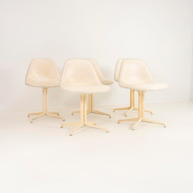 This set of five La Fonda chairs was designed by Charles and Ray Eames for Herman Miller, originally created for the la...