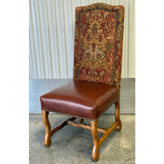 Late 20th Century Spanish Colonial/ Southwestern Dining Chairs - Set of 6 For Sale - Image 4 of 12