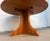 Goldenrod Mid-Century Modern Round Teak Coffee Table With Sculptural Pedestal Base For Sale - Image 8 of 11
