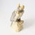 Cream Art Deco Carved Alabaster Sculpture of Cockatoo, 1930s For Sale - Image 8 of 12