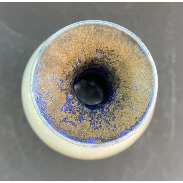 Early 21st Century Signed Studio Pottery Bud Vase With Birds For Sale In Chicago - Image 6 of 9