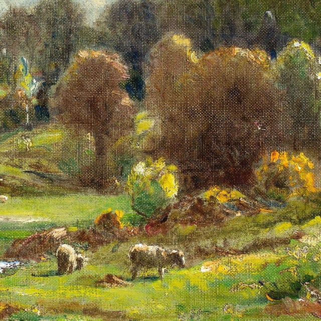 Ernest Higgins Rigg, Summer Landscape with Grazing Sheep, 1920s, Oil on ...