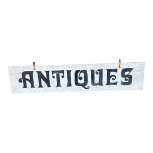 Vintage “Antique” Store Display Sign