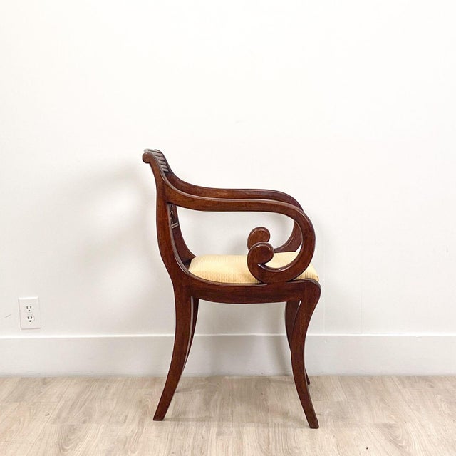 Traditional Pair of Regency Period English Armchairs, Circa 1820 For Sale - Image 3 of 8