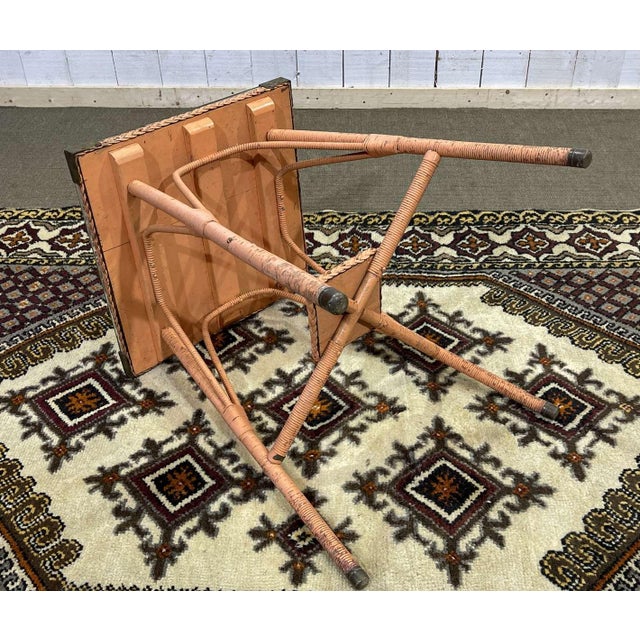 English Pedestal Table from Lloyd Loom, 1930s For Sale - Image 3 of 7