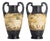 Antique Austrian Jars in Ceramic, 1863, Set of 2 For Sale