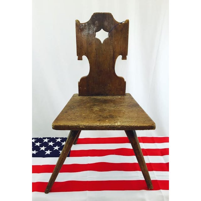 Antique Hand Made Wooden Chair Chairish