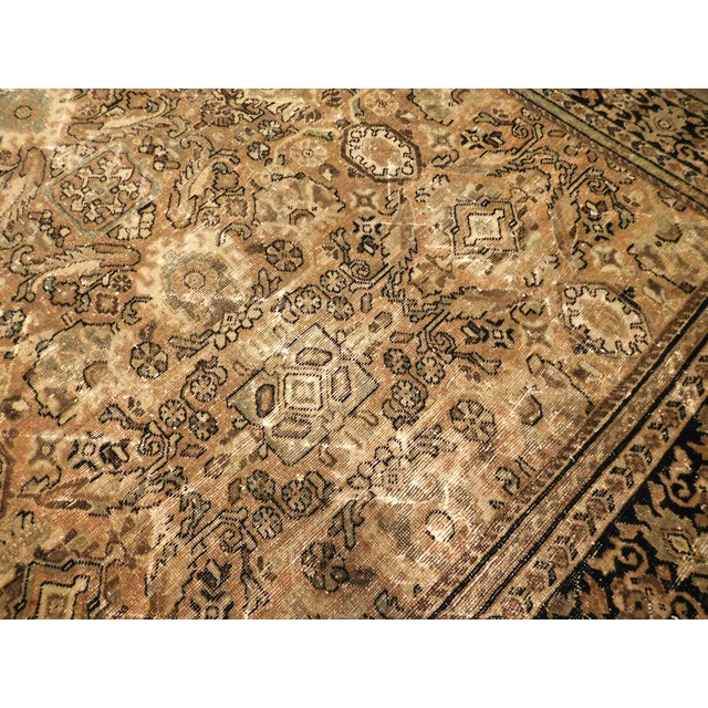 Antique Persian Mahal Rug. 10'2"x 13'10" For Sale - Image 10 of 18