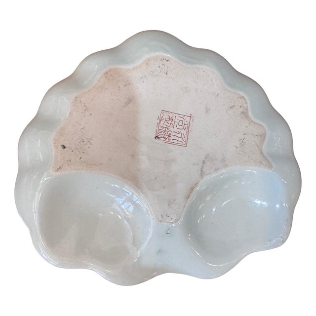 A rare and masterfully crafted 19th-century armorial dish from the renowned atelier of Edmé Samson et Cie, Paris (Circa...