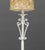 Modern White Painted Wrought Iron Floor Lamp For Sale In New York - Image 6 of 7