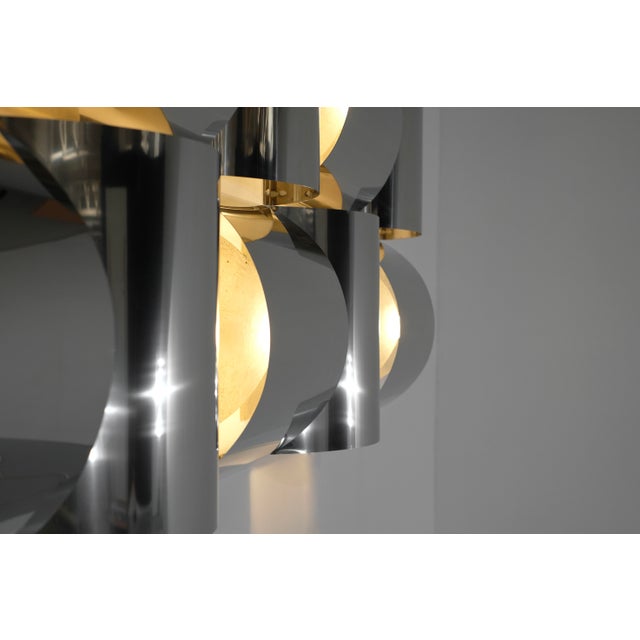 Stainless Steel and Metal Wall Light, 2010s For Sale - Image 12 of 18