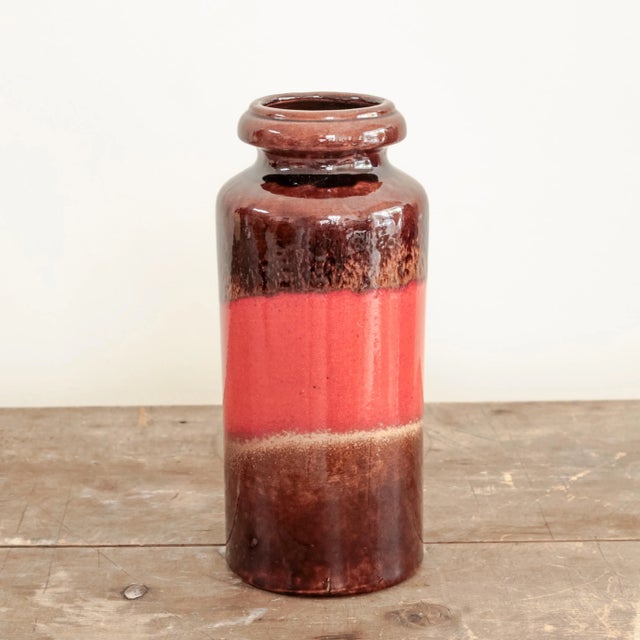 1970s 1970s West German Pottery Vase For Sale - Image 5 of 5