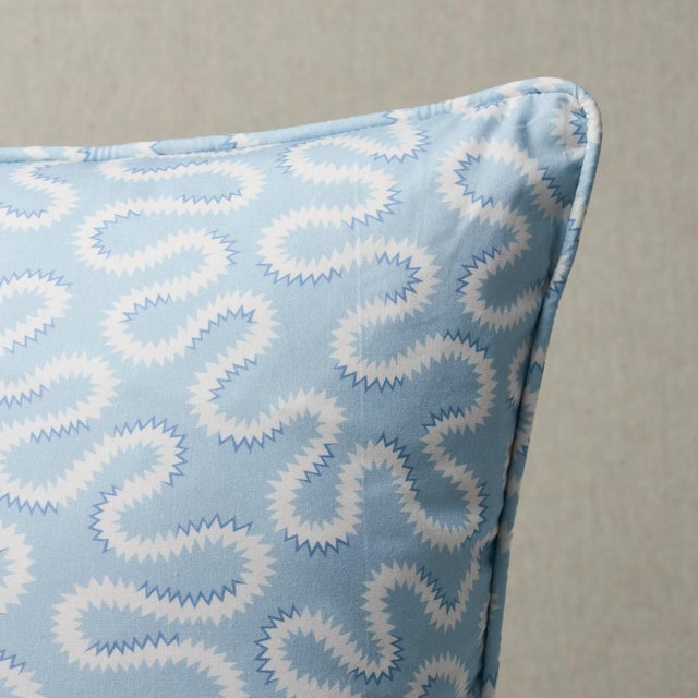 This pillow features Zoelie with a self-welt finish. Inspired by a historic document print, Zoelie fabric is a modern take...