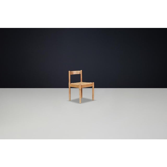 Carimate Dining Room Chairs attributed to Vico Magistretti for Cassina, Italy, 1960s, Set of 6 For Sale - Image 9 of 10