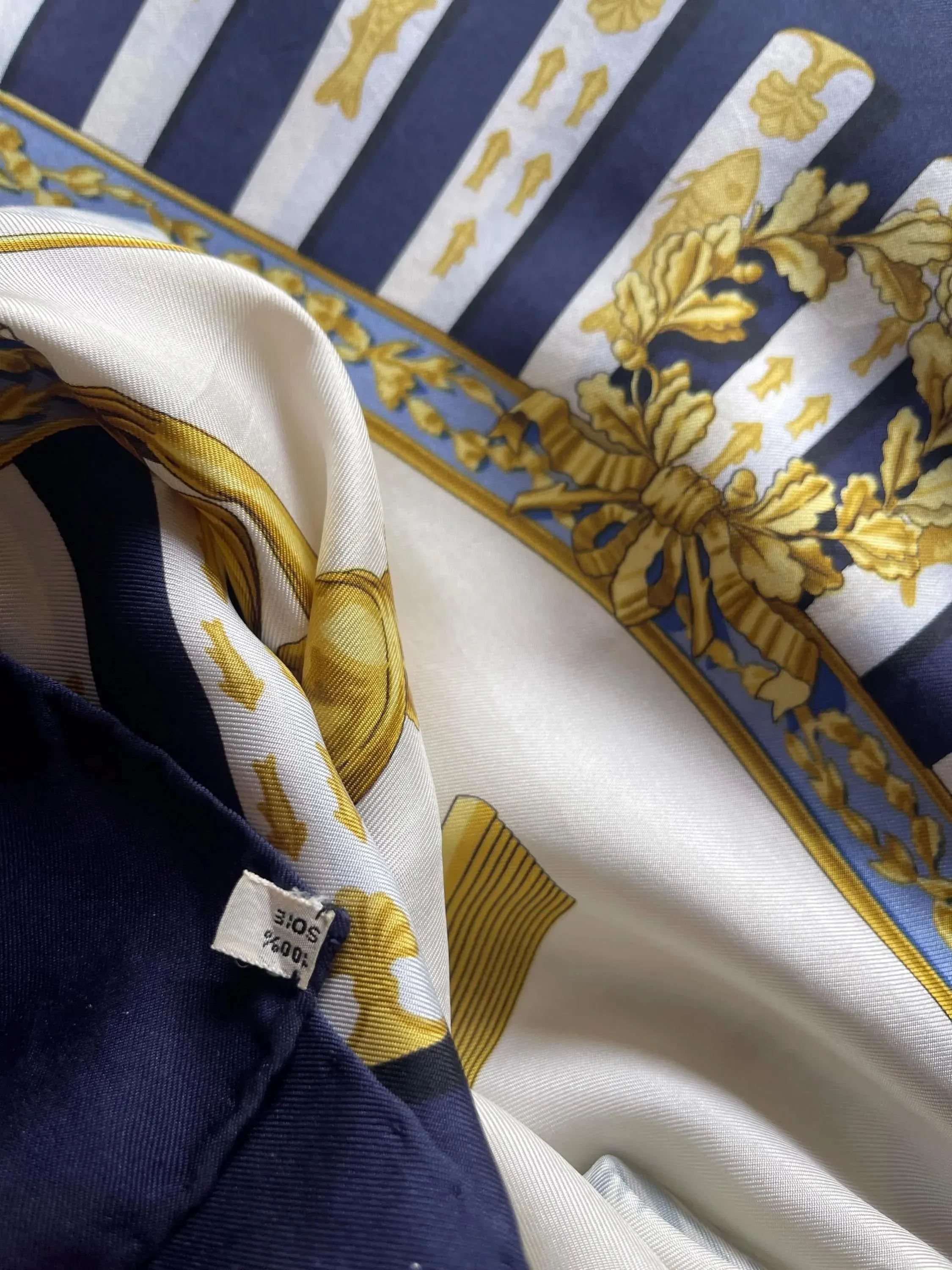 Hermès Silk Scarf « La Marine À Rames » 1979 | Chairish