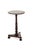 A victorian mahogany wine table or occasional table with a circular top with a gently chamfered edge. The top is supported...