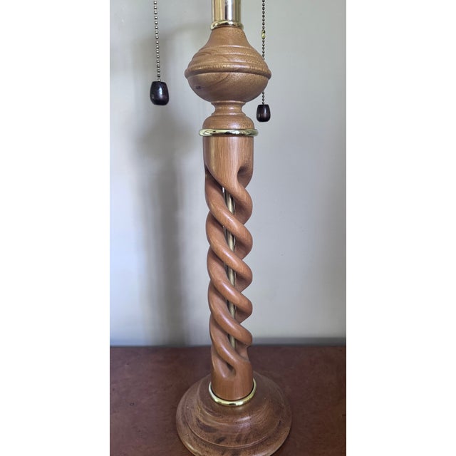MCM James Mont Carved Helix Lamp for Frederick Cooper For Sale - Image 13 of 15