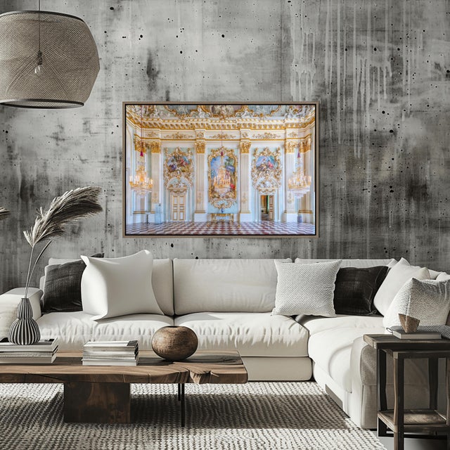 This image highlights the stately entrance of Nymphenburg Palace in Munich, framed with balanced perspective and classical...