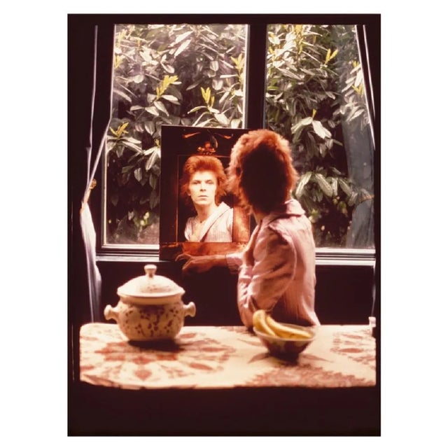 Mick Rock, Bowie in the Mirror, 1972, Estate Photograph Print For Sale
