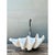 Mid-Century Modern Vintage Monumental Metal and Clam Shell Swan Centerpiece For Sale - Image 3 of 12